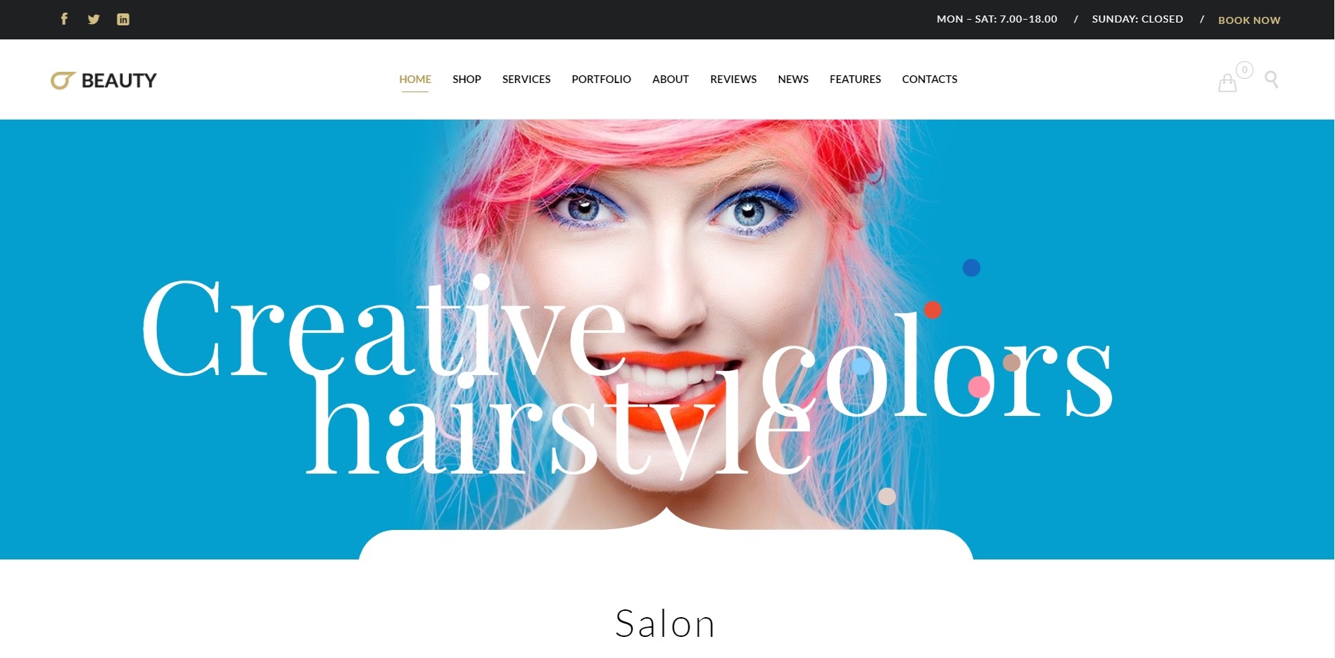 Beauty & Hair website